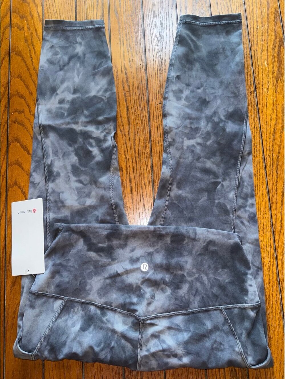 Lululemon Align With Pockets High Rise 25” Diamond Dye Pitch Grey Size 10 NWT